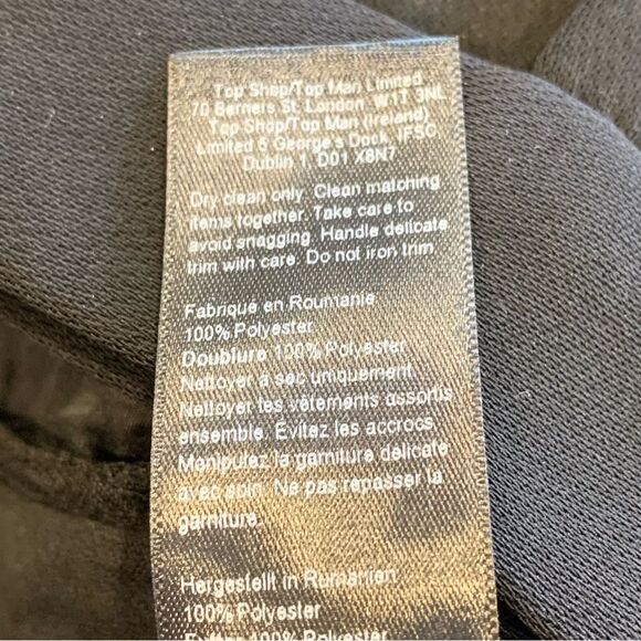 Topshop Diamante Trousers High Rise  Black Size 2 - Picture 10 of 12